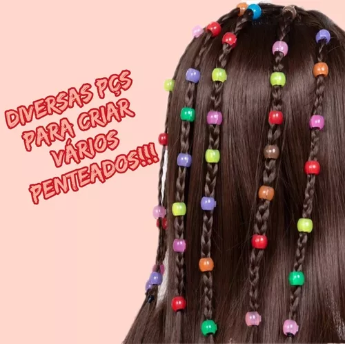 Tererês Acessórios Cabelo Trança Enfeites Penteado Infantil