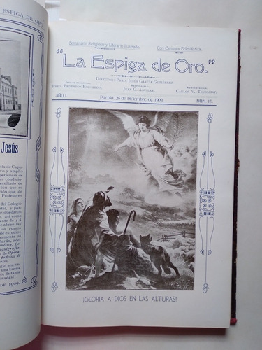 La Espiga De Oro Antigua Publicación Poblana 1909-10 Puebla (Usado)