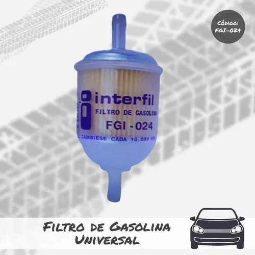 Filtro Gasolina Universal