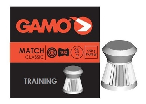 Postones Gamo Match  4.5 Mm Caja 100  / Armería Virtual