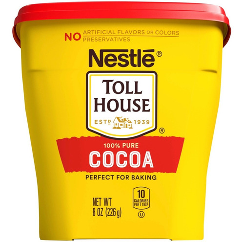 Nestlé Toll House 100% Pure Cocoa Cacao En Polvo 2 Pack