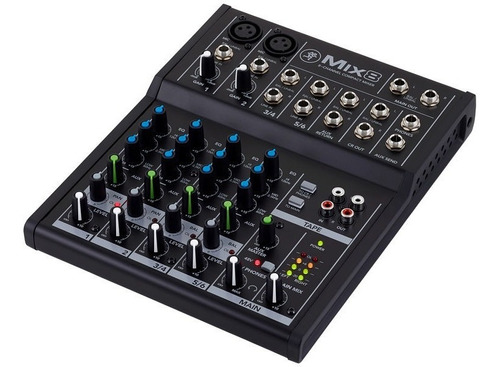 Mixer Mackie Mix8 Mixer Consola Sonido Para 2 Microfonos