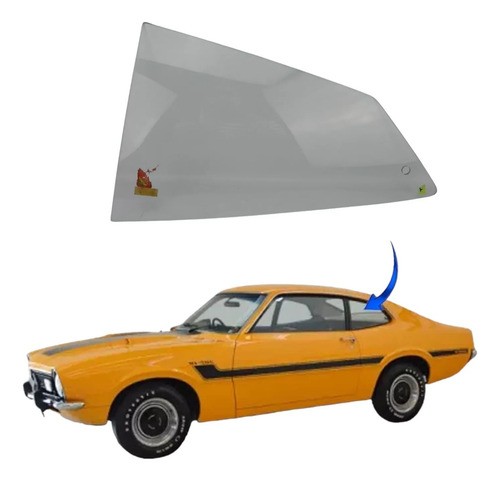 Vidro Janela Lateral Ford Maverick 73 À 92 Esquerdo Incolor