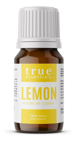 Aceite Esencial Lemon 15ml True Essentials, Para Difusor.