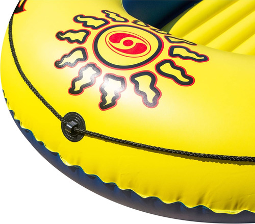 Balsa Inflable Solstice Para 3 Personas 244cm Amarillo