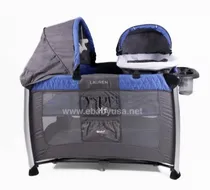 Comprar Cuna Moises Corral 3 En1 Mecedora Para Bebe Evezo Niña Niño 