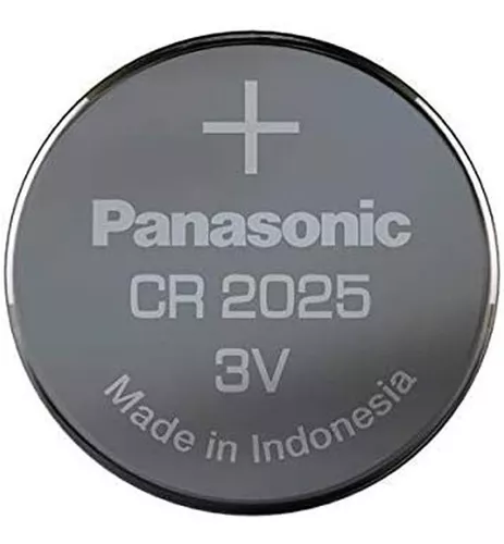 Pilas Baterias Panasonic Cr2025 Tamaño Botón 3 Voltios Paquete De 5 Unidades