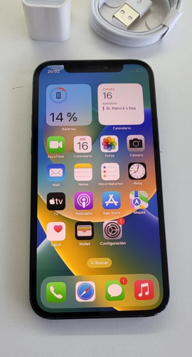 Imagen 3 de 7 de iPhone 12 128 Gb - Negro - Batería 95% - Pequeña Marca