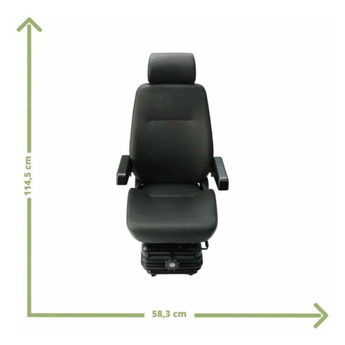 Assento Com Apoio Braço Cabeça Trator Massey 057888 Grammer
