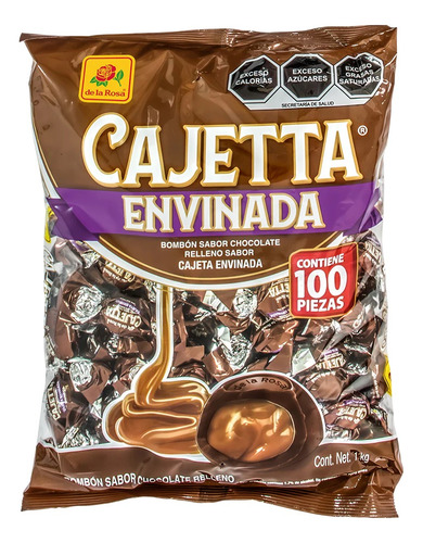 Bombón Chocolate Relleno Cajeta Envinada 100pz 1kg