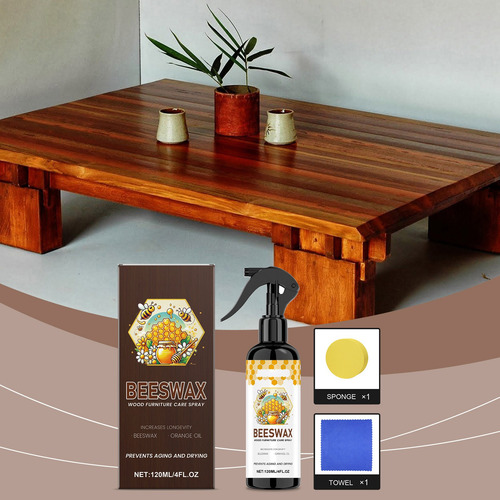 Spray De Cera De Abejas Natural Molecularizada De 120 Ml Par