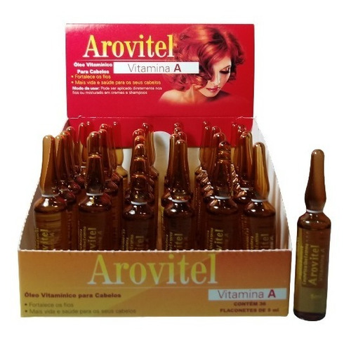 Arovitel Vitamina A Capilar 5ml Caixa C/ 36un