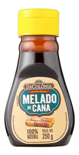 Melado De Cana 100% Natural Dacolônia Squeeze 250g