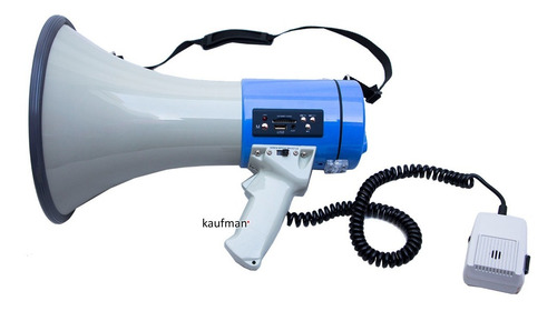 Imagen 2 de 8 de Megáfono 25 Watts Con Micrófono Sirena, Usb, Sd Y Auxiliar