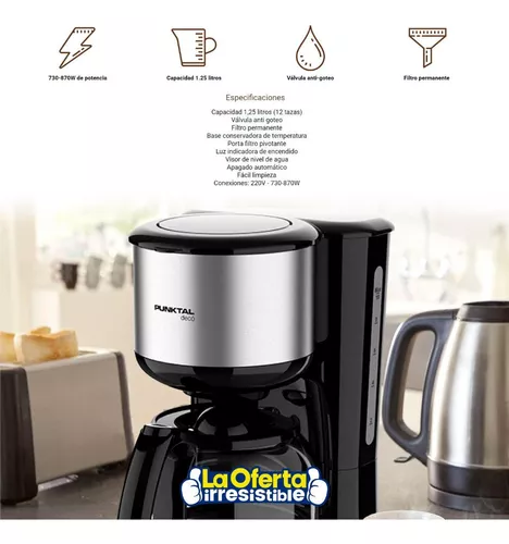 Cafetera de filtro 870W