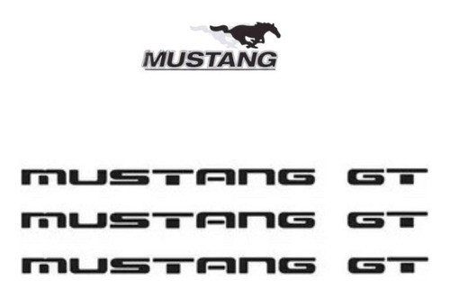 Calcomania Mustang Gt 1987-1993 Para El Parachoques 3