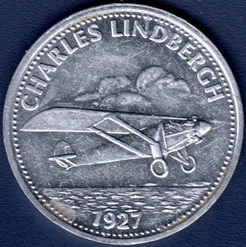 Ficha Shell Vuelos Históricos 1927 Charles Lindbergh 