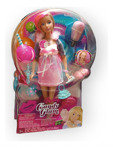Barbie Colección Candy Glam Articulada Con Accesorios 2008 (Usado)