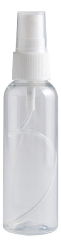 100 Pz Envase Jefferson Pet 60ml Transparente Con Atomizador Blanco(it-248)