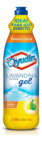 Lavandina En Gel Ayudín Pureza Cítrica 700 Ml