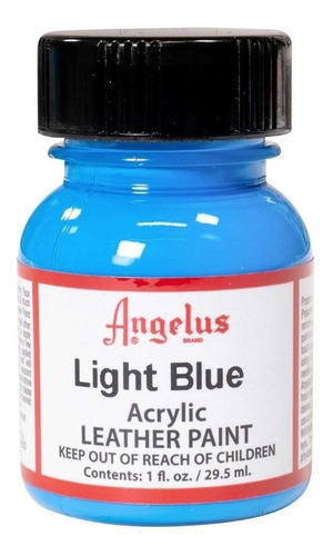 Pintura Acrilica Cuero Tenis Angelus 29ml Diferentes Colores Color Azul Claro