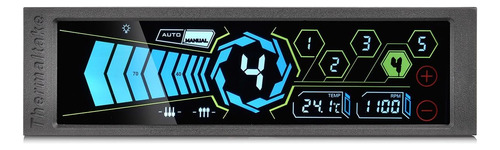 Controlador De Ventilador Thermaltake Comman Pantalla Táctil