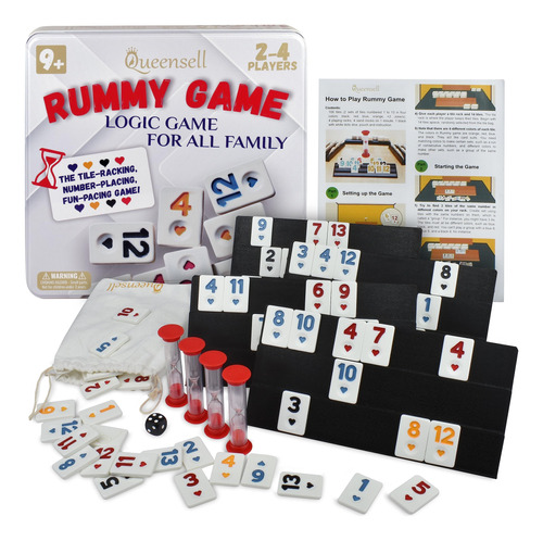 Rummy Cube Juego Con Funda, Juego Clásico De Rummy - Juego.