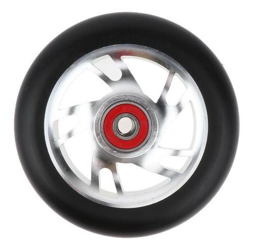Rueda De Scooter Con Rodamientos Blanco