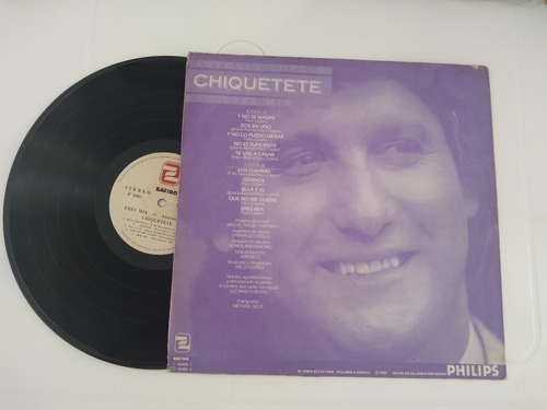 Antonio Cortes Chiquetete Eres Mía Esta Cobardía Lp 1985 Zaf (Usado)