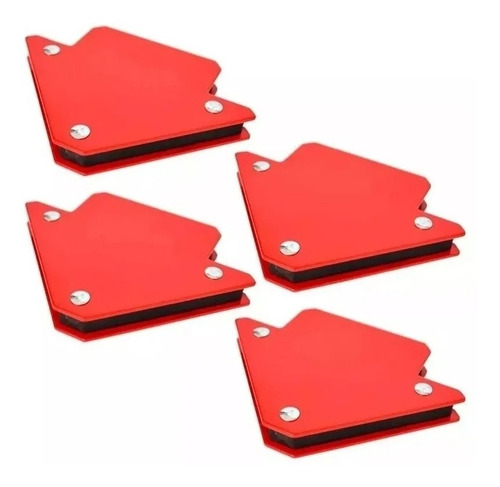 Imagen 4 de 8 de 4 X Escuadra Magnetica Herreria Y Soldadura 75mm 3 PuLG 11kg