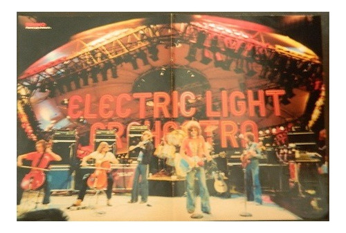 Electric Light Orchestra Live 1976 Poster (revista Bravo)