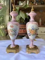 Comprar Jarrones Porcelana Francia Limoges Arte Antigüedades