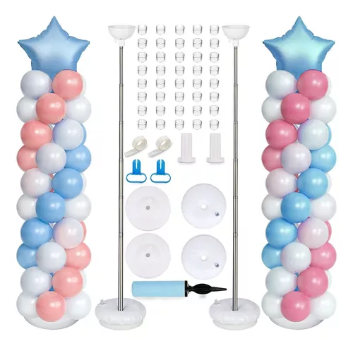 Base para hacer columnas de globos en exterior. Base metal para