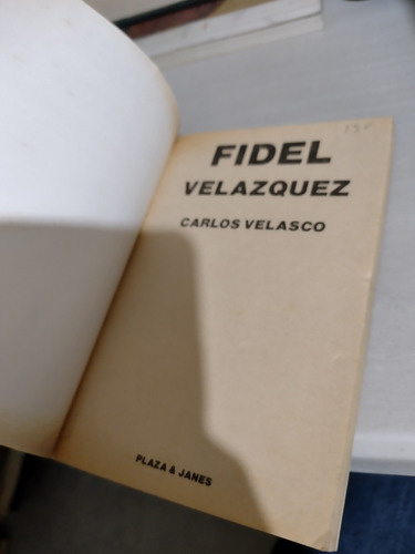 Fidel Velázquez Carlos Velasco Rp46 (Usado)