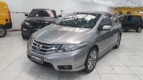 Honda City Ex 1.5 Aut. Flex 2014 Cinza Completo Novo