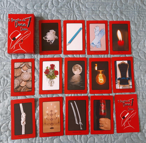 Tarot Baralho Da Dona 7 Saias Vermelho Com 36 Cartas Com Ma