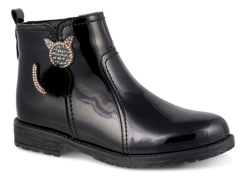 Bota Para Niña Dominiq Mod. 1438 Decorado Gatito