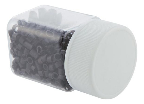 400 Rings Beads Para Dreadlocks Extensiones De Cabello Negro