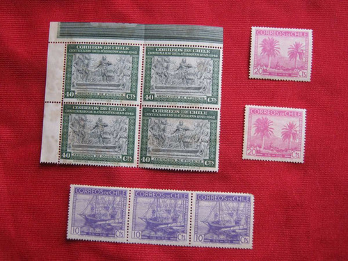 Lote De Sellos Chilenos 02 (Usado)