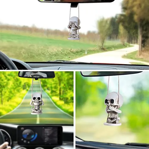 Juego De Accesorios Para Decoración De Calaveras Góticas Par