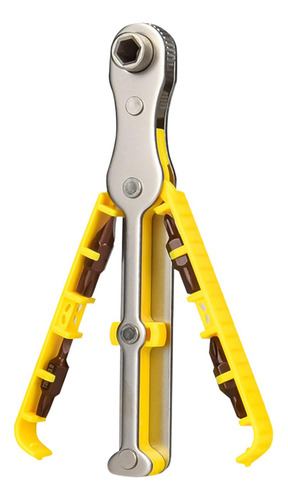Juego De Destornilladores De Trinquete Amarillo