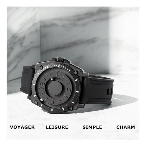 Reloj Casual Eutour E029 Con Bolas Magnéticas De Silicona