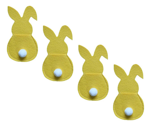 4 Unids Pascua Cubiertos Bolsa Cubiertos Cubiertos Cubiertos