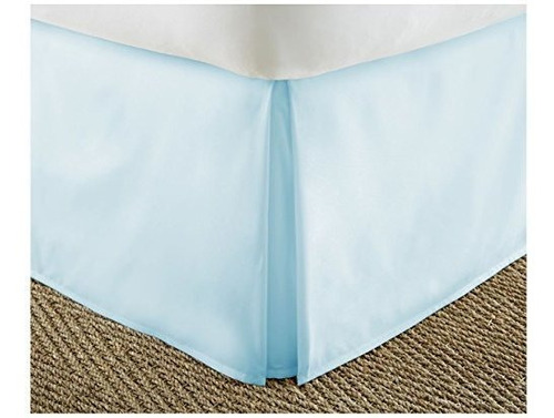 Ienjoy Home Ieh-bedskirt-queen-aqua Home Collection Falda Pl