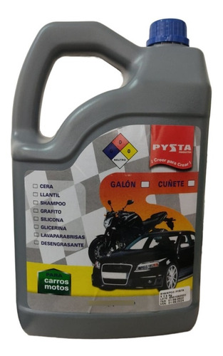 Shampoo Super Espumoso Galon Lavado Carros Motos Pysta 