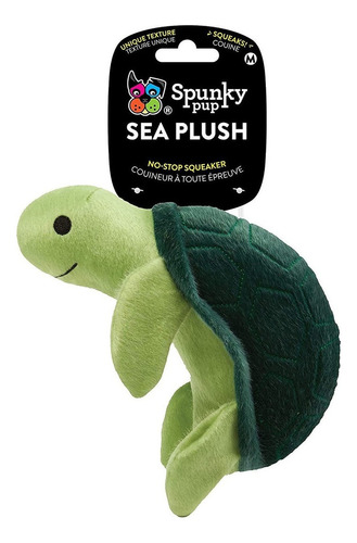 Peluche De Mar De Cachorro Valiente - Tortuga Mediana, Verde