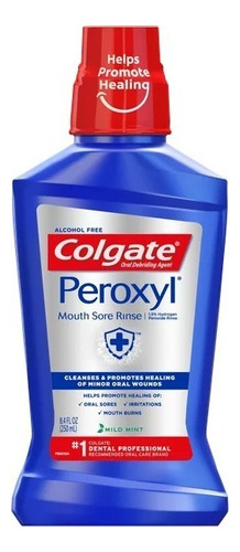 Colgate Enjuage Bucal Peroxyl Elimina Mal Aliento 250 Ml