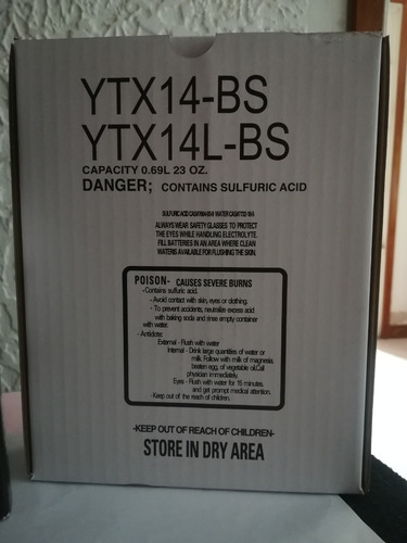 Yuasa Ytx14-bs
