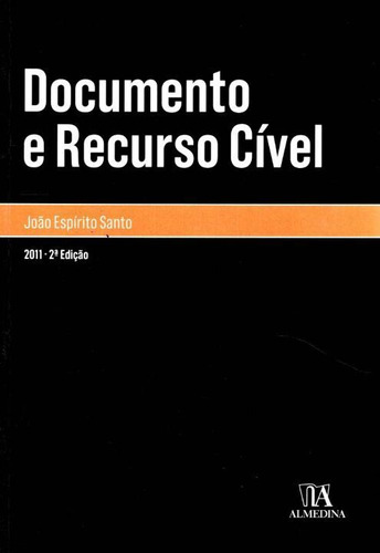 Libro Documento E Recurso Civel 02ed 11 De Santo Joao Espiri