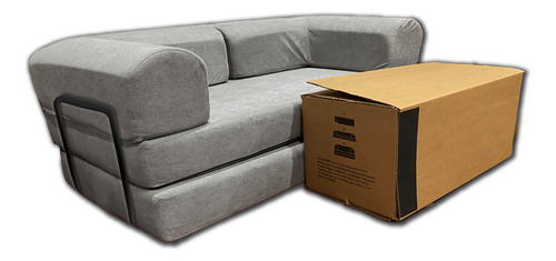 Sofá Cama Teddy En Caja - Gris